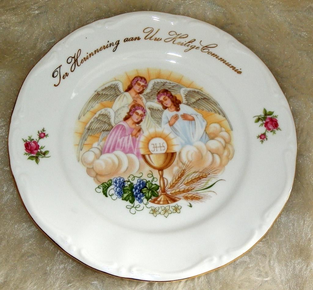 Kronester bavaria communie ontbijtset kop schotel en bord, Ophalen of Verzenden, Zo goed als nieuw