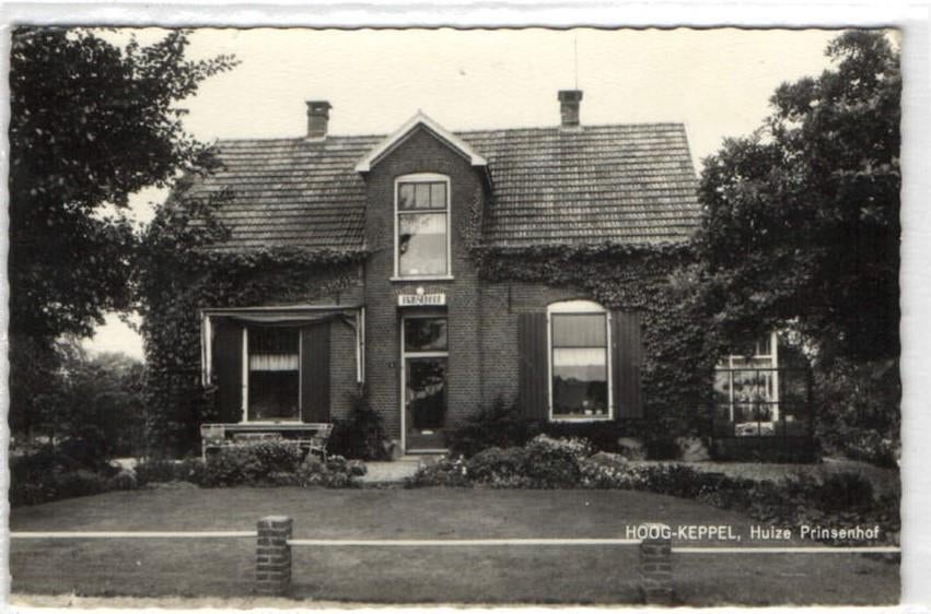 Hoog-Keppel, Huize Prinsenhof - 1969 gelopen, Verzamelen, Ansichtkaarten | Nederland, Ophalen of Verzenden, Voor 1920, Gelopen