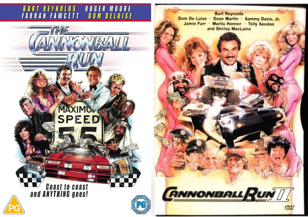 Cannonball Run 1+2 (1981/1984) DVD Burt Reynolds CLASSIC, Ophalen of Verzenden, Zo goed als nieuw, Komedie, Alle leeftijden