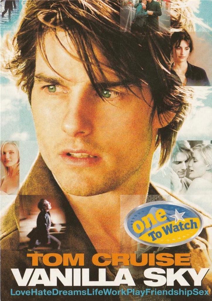 Kaart "Vanilla Sky" - Tom Cruise, Verzenden, 1980 tot heden, Ongelopen, Sterren en Beroemdheden