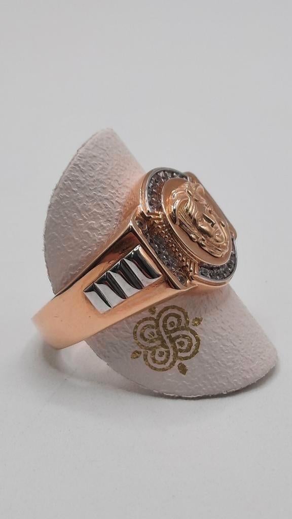 gouden heren ring 14kt, Heer, Www.bredajuwelier.nl, Nieuw, Ophalen of Verzenden