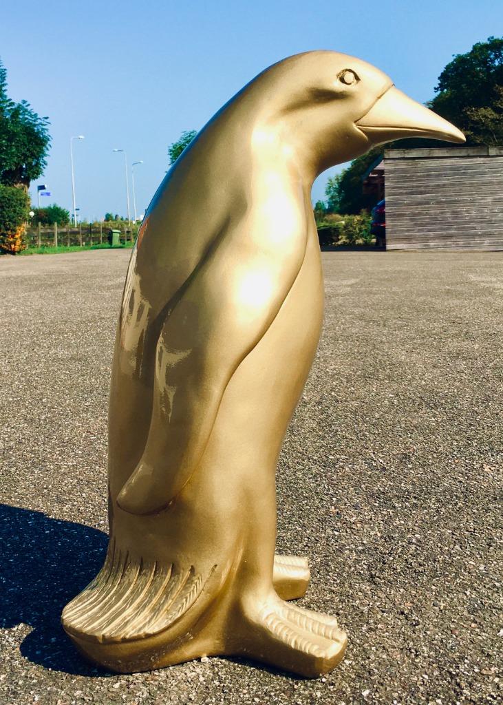 Pinquin tuinbeelden, Tuin en Terras, Tuinbeelden, Ophalen of Verzenden, Nieuw, Kunststof, Dierenbeeld