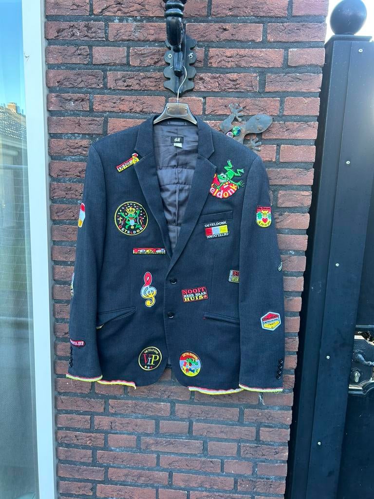 Oeteldonk jasje, Kleding | Heren, Carnavalskleding en Feestkleding, Maat 52/54 (L), Carnaval, Ophalen of Verzenden, Zo goed als nieuw