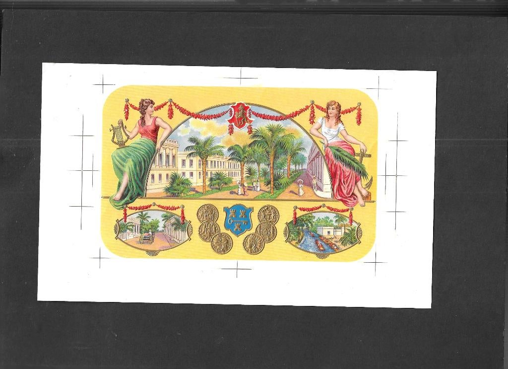 AllejandroserranoEtiket scan V4476, Ophalen of Verzenden, Gebruikt, Sigarenbandjes