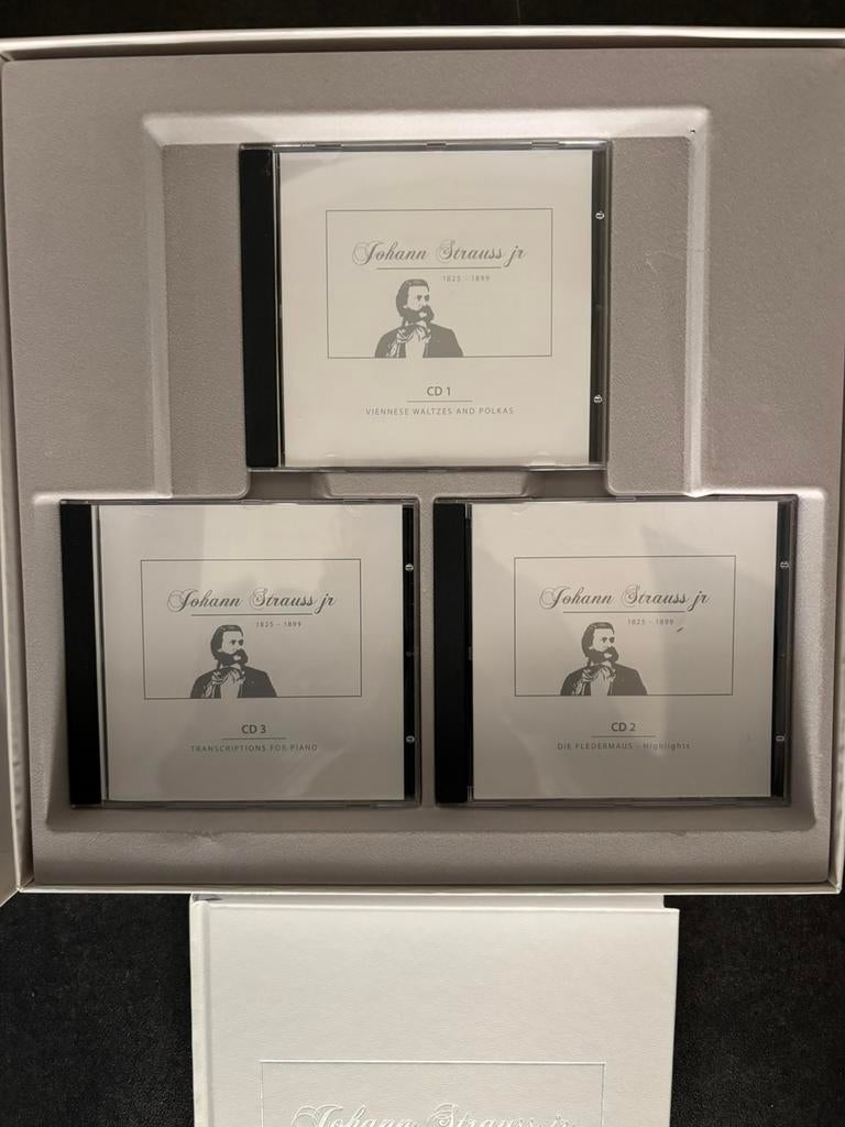 verzamelbox 3 cd's van Johann Strauss jr., Ophalen of Verzenden