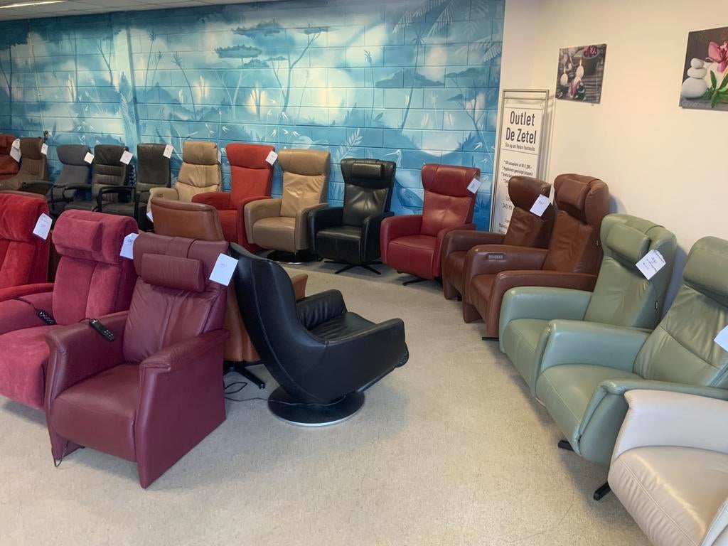 Relax fauteuils sta op stoelen senioren staopstoel, Verzenden, Zo goed als nieuw, Ruim 100 modellen in alle kleuren