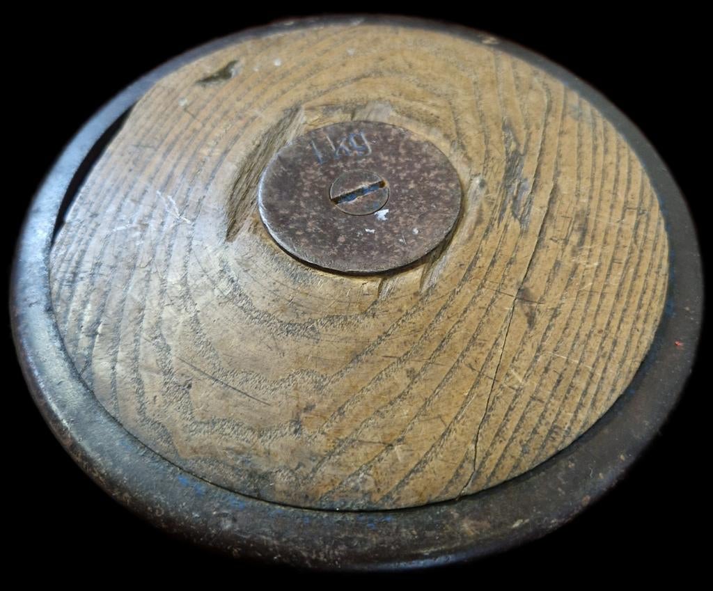 Antieke discus 1 kilo, Ophalen of Verzenden, Overige typen, Overige merken