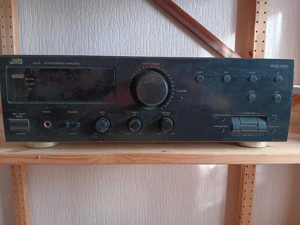 versterker, Gebruikt, JVC, Ophalen of Verzenden, 120 watt of meer