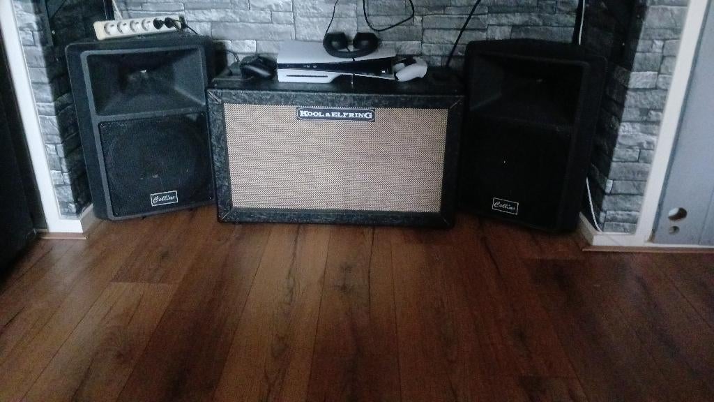Kool & Elfring 2x12 Cab, Muziek en Instrumenten, Ophalen of Verzenden, Gebruikt, Gitaar, 100 watt of meer