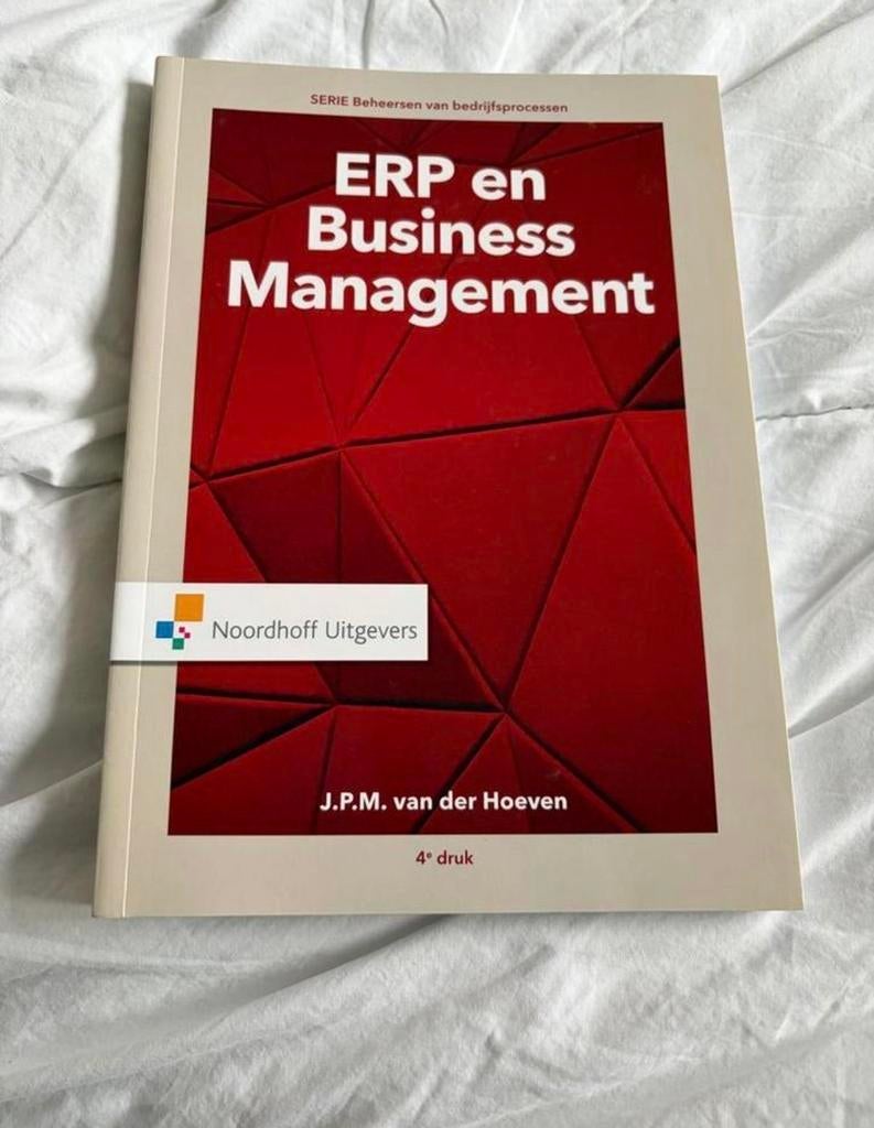 ERP en Business Management - J.P.M. van der Hoeven, Boeken, Ophalen of Verzenden, Beta, Zo goed als nieuw, HBO