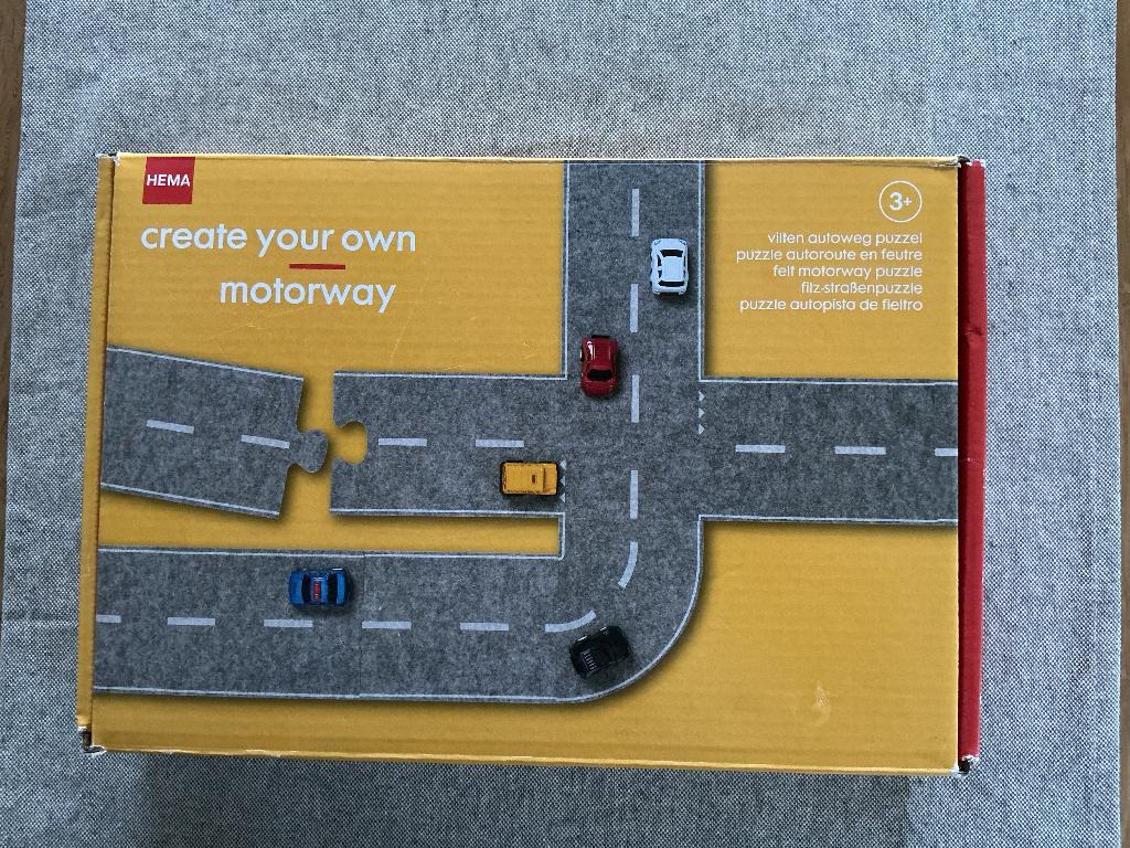 Vilten autoweg delen. Hema, Ophalen of Verzenden, Gebruikt, Bouwen