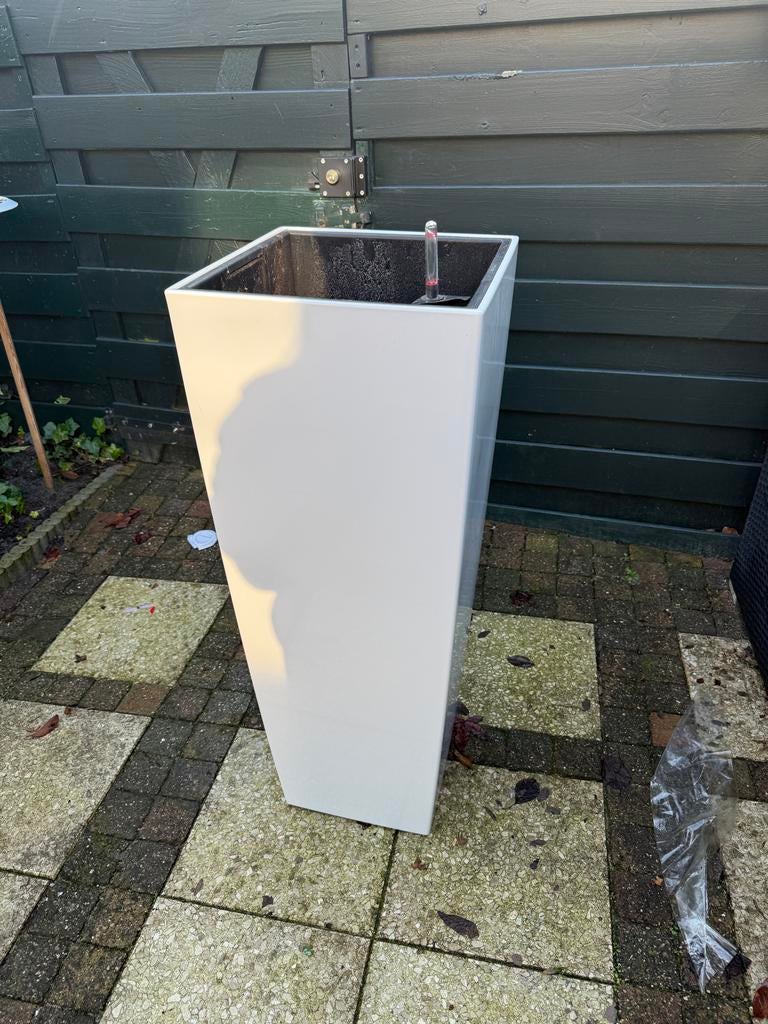 Lechuza Plantenbak Cubico Alto, Kunststof, Gebruikt, Vierkant, Binnen