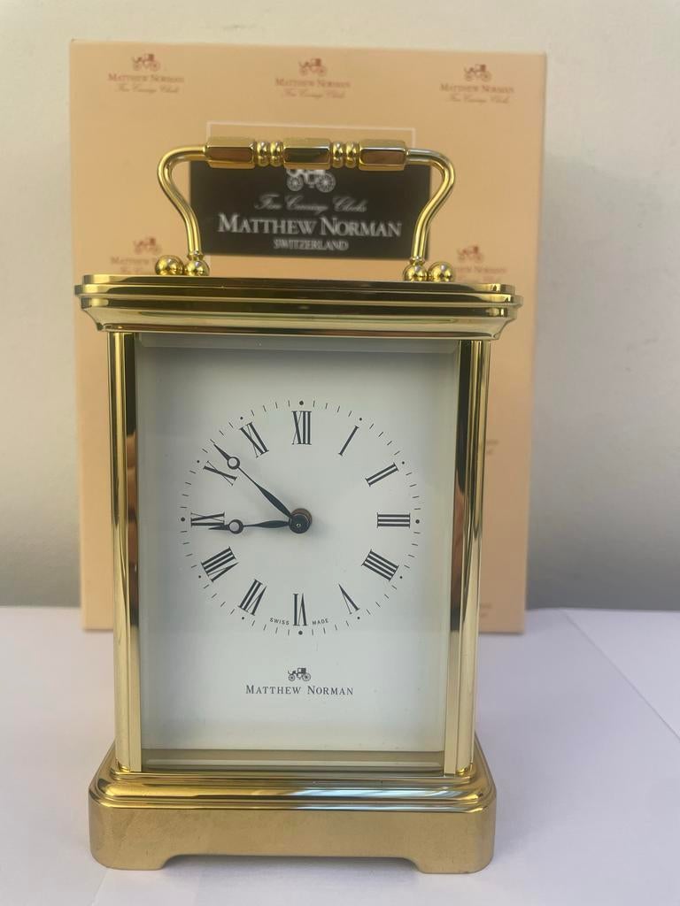 Matthew Norman Zwitserse Mechanische Klok met Slagwerk, Ophalen of Verzenden