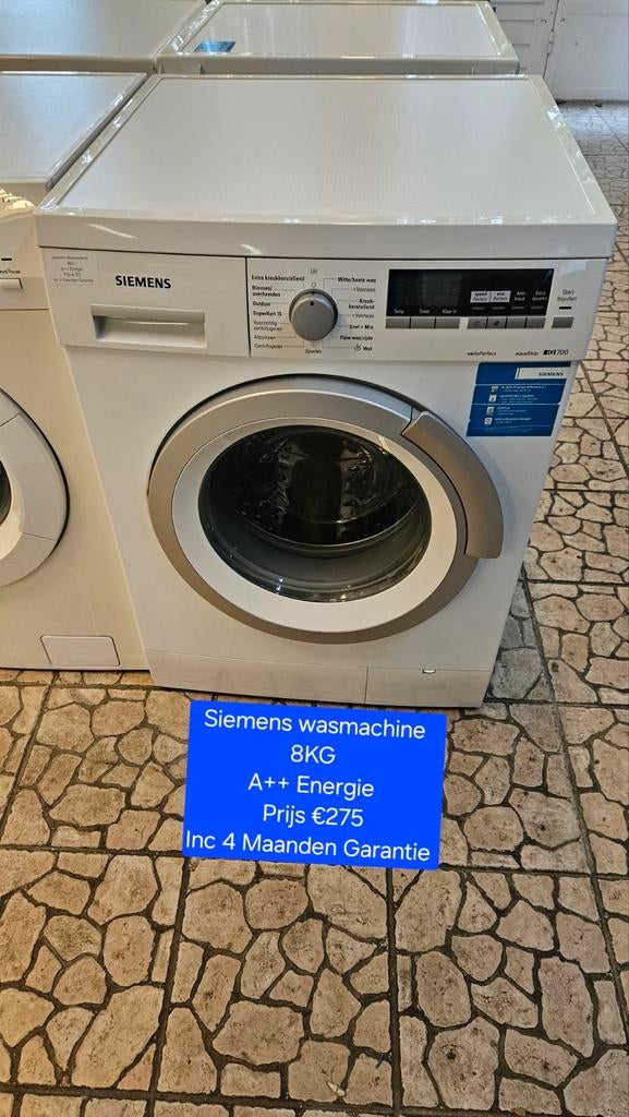 Nette Wasmachines A merken vanaf €149 Inc Garantie, Witgoed en Apparatuur, Wasmachines, 1200 tot 1600 toeren, Minder dan 85 cm