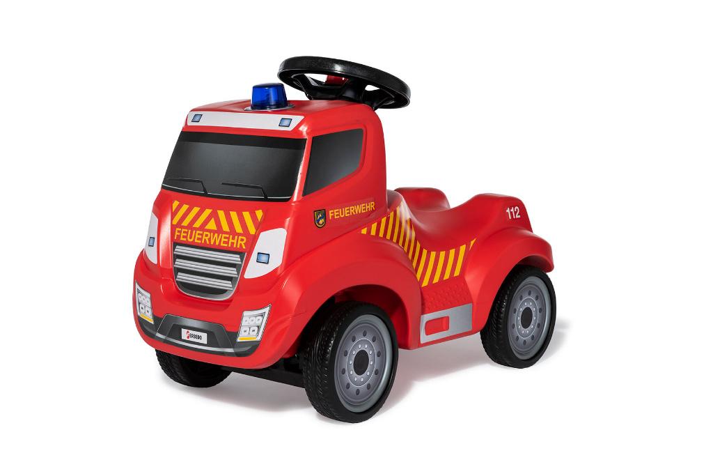 Ferbedo Brandweer + Zwaailamp loopauto F171125  vanaf 1+, Ophalen of Verzenden, Nieuw, Loopvoertuig