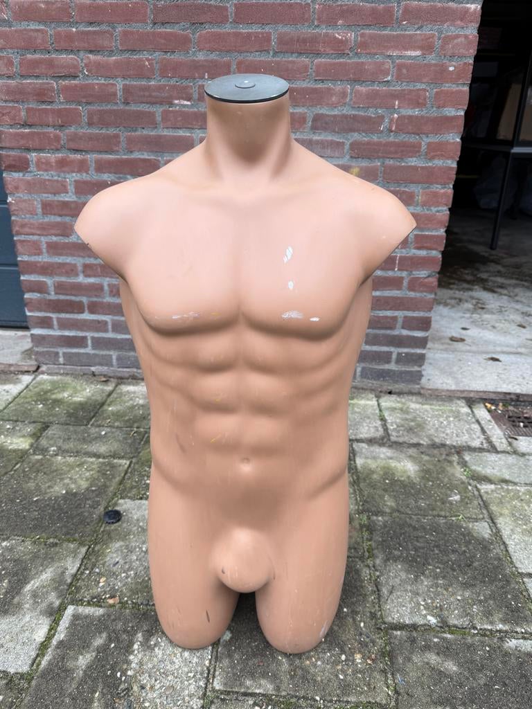 Mannequin Torso / mannequin man, Hobby en Vrije tijd, Ophalen, Gebruikt, Toneelattributen of Onderdelen