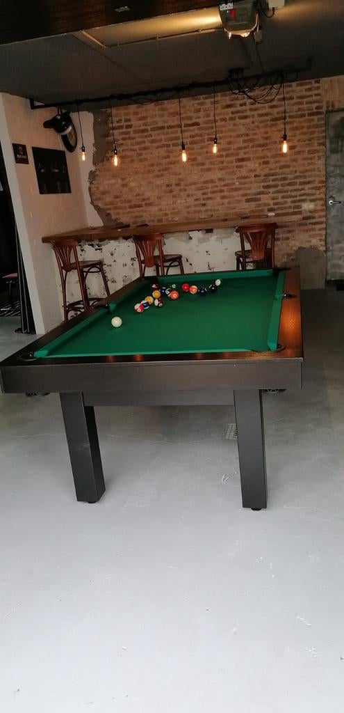 Pooltafel 7ft. Base model, Sport en Fitness, Biljarten en Poolen, Ophalen, Pooltafel, Nieuw, Nb