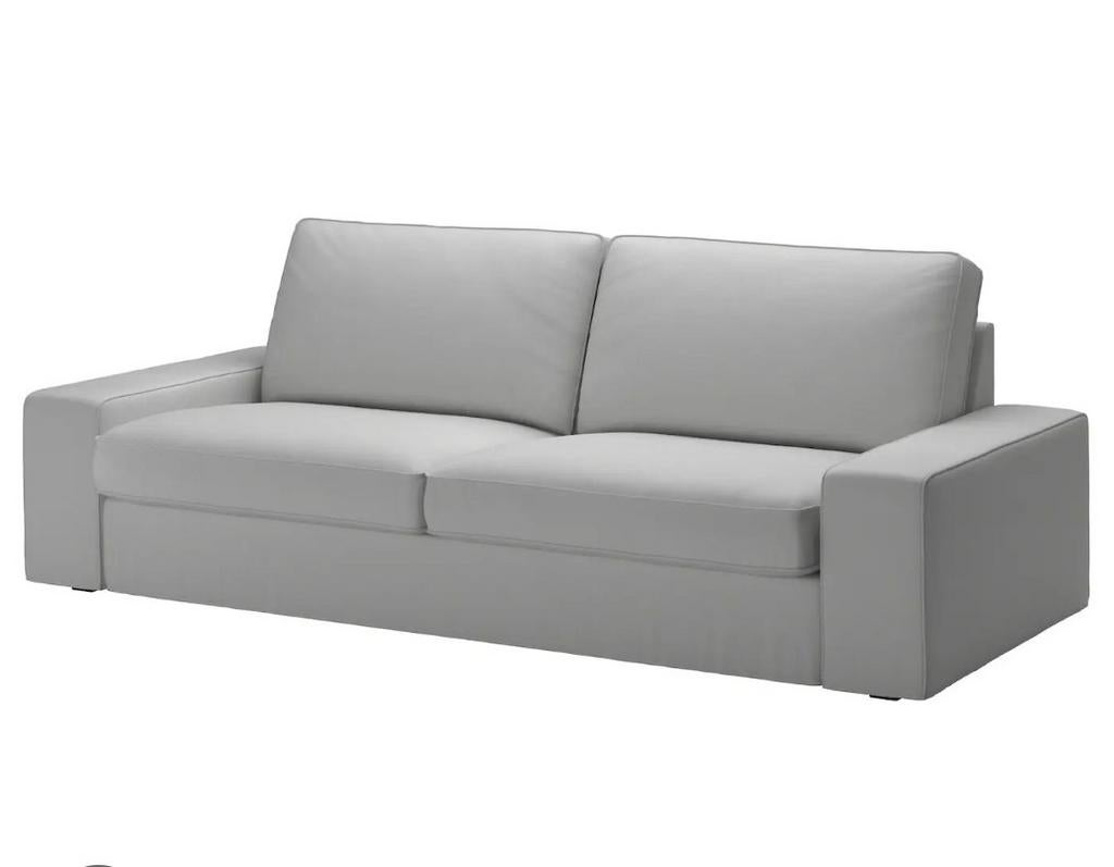 Ikea Kivik bankhoes grijs 3 zits, Ophalen of Verzenden, Tweepersoons, Grijs