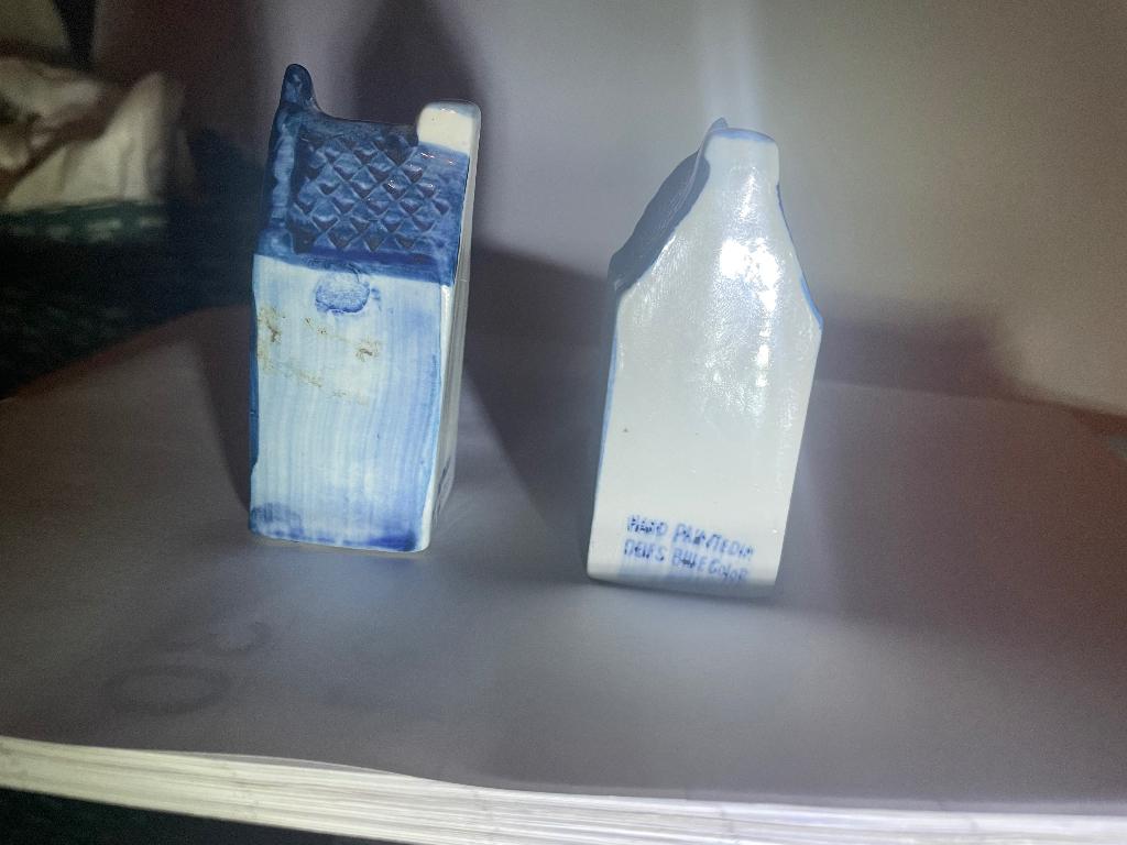 Delfsblauwe huisjes, Antiek en Kunst, Antiek | Keramiek en Aardewerk, Ophalen