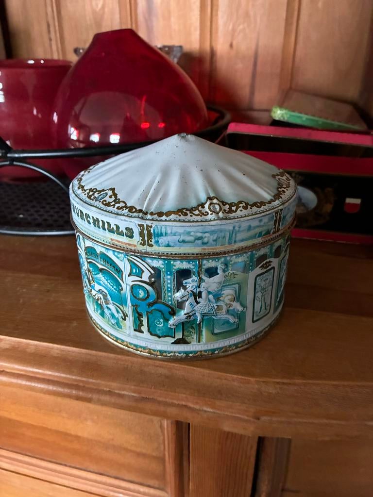 Prachtig carousel blik van churhill’s, Ophalen of Verzenden, Gebruikt, Overige