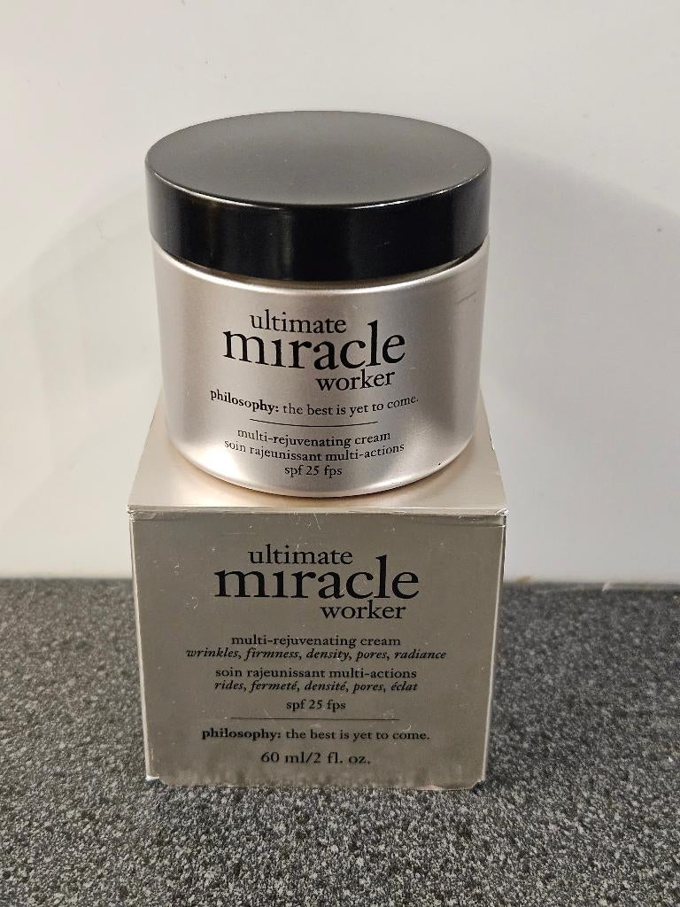 Philosophy Ultimate Miracle Worker cream 60 ml, Gehele gezicht, Nieuw, Ophalen of Verzenden, Nvt