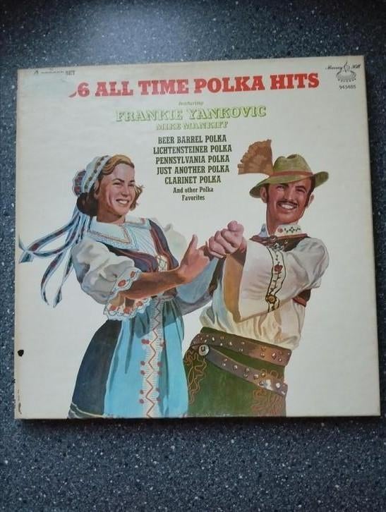 4 vinyl lp box 66 All Time Polka Hits feesten en partijen, Ophalen of Verzenden, Zo goed als nieuw, 12 inch