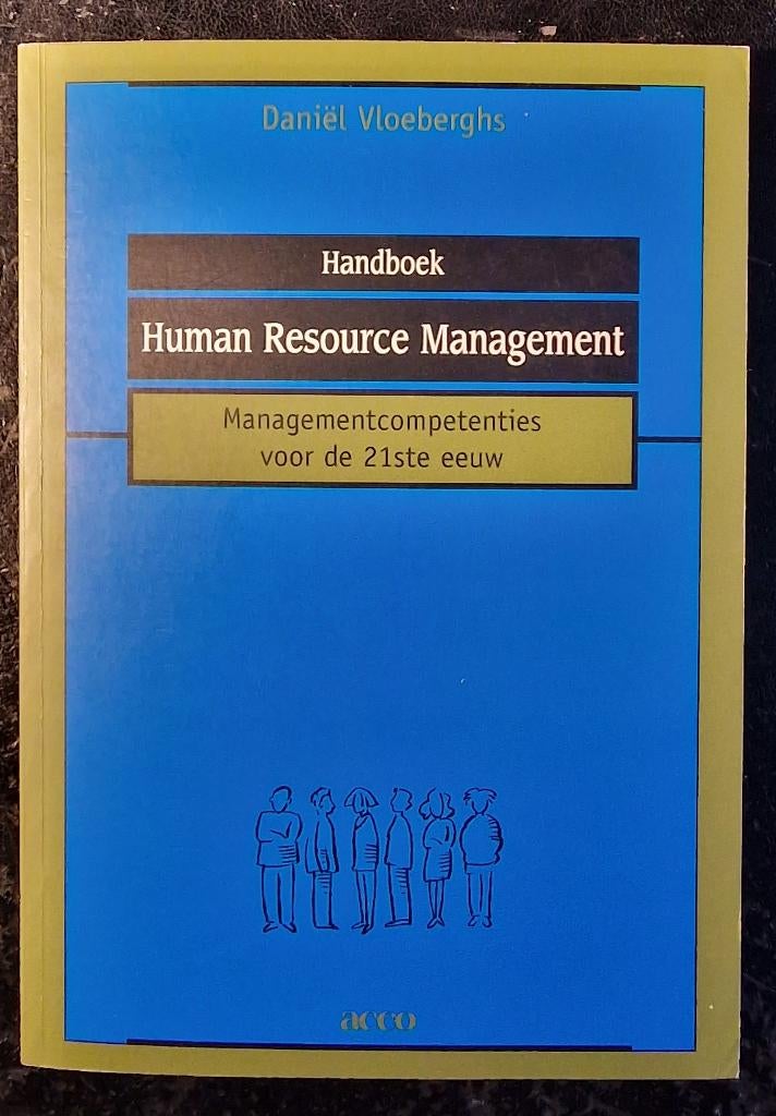 Handboek Human Resource Management, Boeken, Gelezen, Daniël Vloeberghs, Ophalen of Verzenden, Management