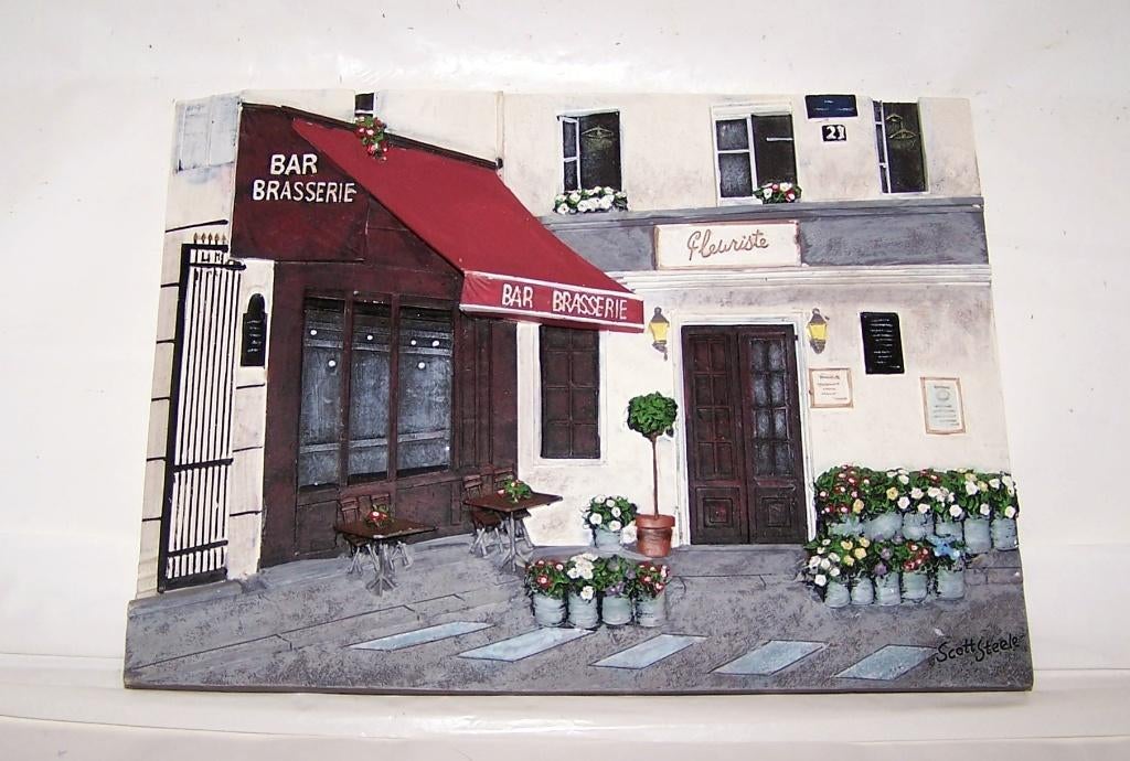 Prachtige keramieken plaquette met reliëf. Nieuwstaat., Ophalen of Verzenden, Zo goed als nieuw