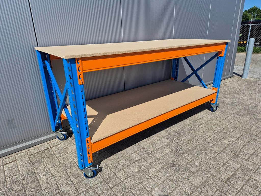 Mooie Werkbanken Inpaktafel Balie Magazijn Stelling Werkbank, Gebruikt, Ophalen of Verzenden, 170 cm of meer, Bedrijfsinrichting Nederland BV