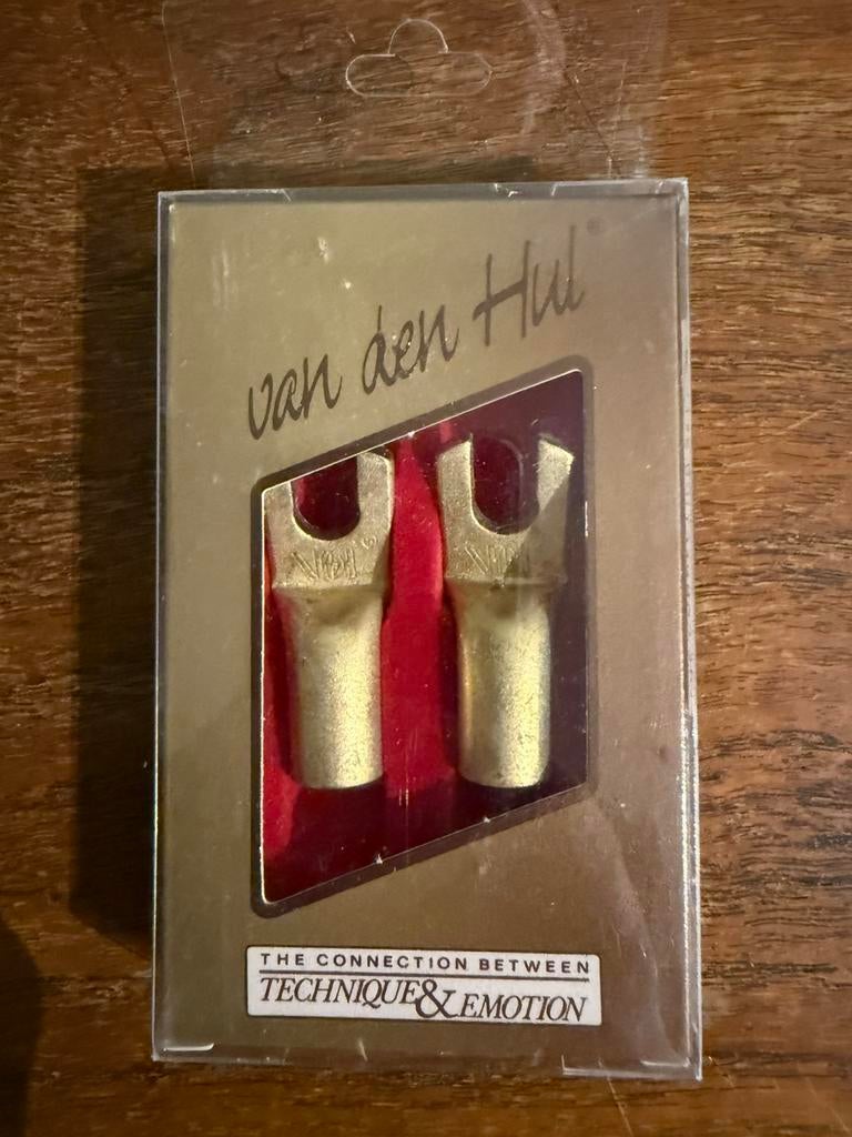 van den Hul DIY spades, Audio, Tv en Foto, Audiokabels en Televisiekabels, Ophalen of Verzenden, Nieuw, Minder dan 2 meter, Luidsprekerkabel