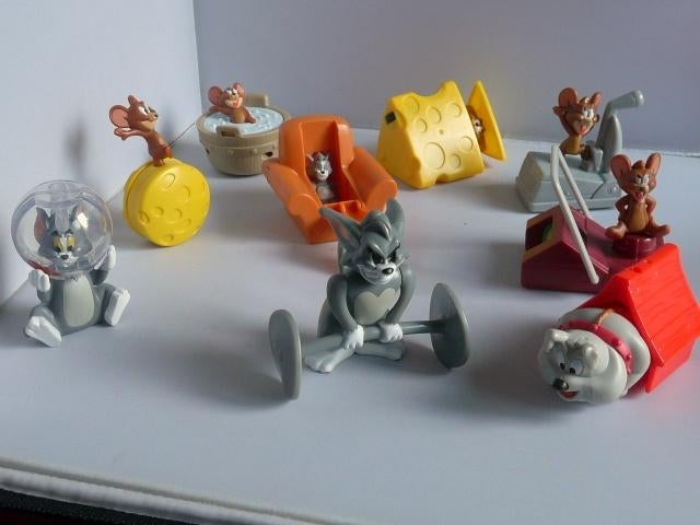 McDonalds 2020 # Tom en Jerry (9x), Ophalen of Verzenden, Overige figuren, Zo goed als nieuw, Beeldje of Figuurtje