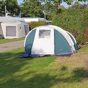 Tent twee a drie persoons katoen, Caravans en Kamperen, Tenten, Ophalen of Verzenden, Gebruikt, Tot en met 2