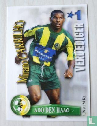 Spelerskaart ADO Den Haag - Mirano Carrilho 2003, Ophalen of Verzenden, Nieuw, Overige binnenlandse clubs, Spelerskaart