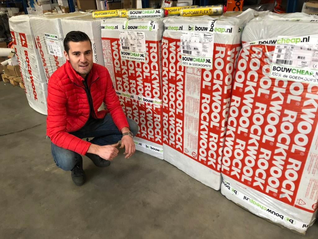 Rockwool en of glaswol Bouwcheap de goedkoopste, Ophalen of Verzenden