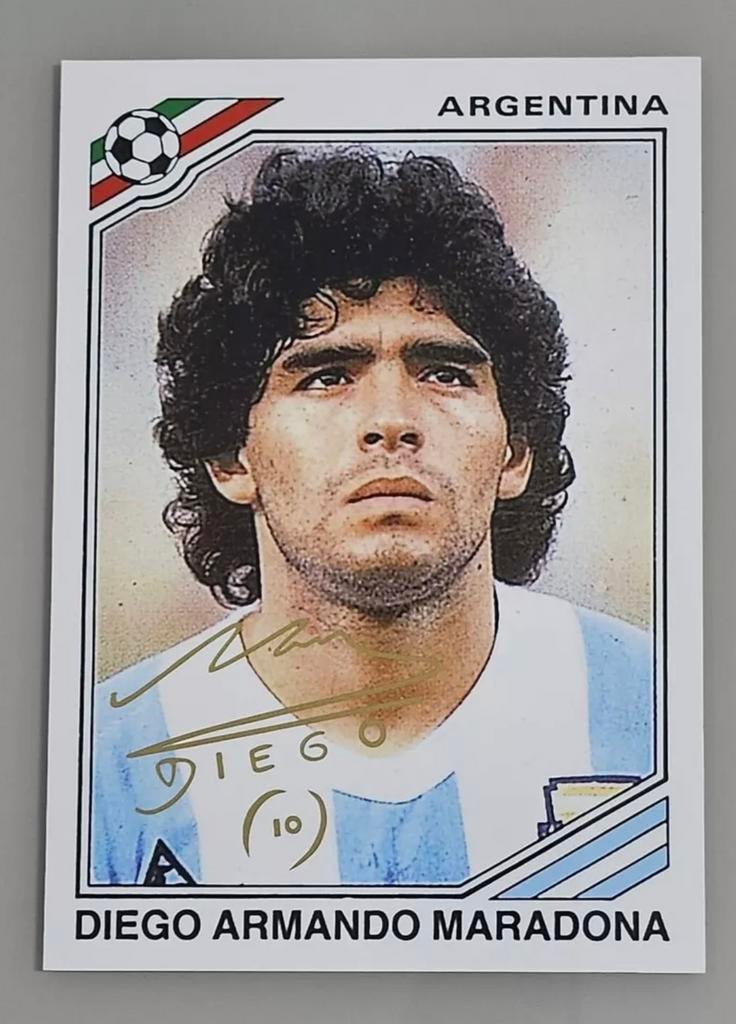 Panini Argentina MegaCarta Maradona México 86 #74/100, Ophalen of Verzenden, Nieuw, Buitenlandse clubs, Spelerskaart