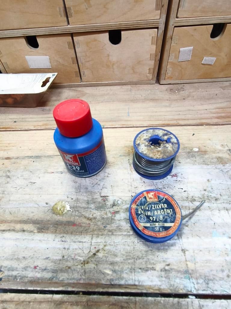 Griffon soldeer en S-39 koper, Ophalen of Verzenden, Zo goed als nieuw