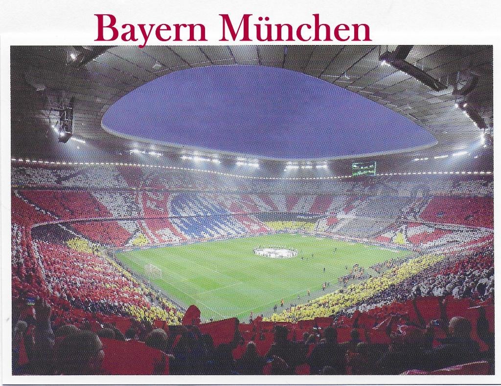 Ansichtkaart StadionFc Bayern Munchen ( B3899), Verzenden, 1980 tot heden, Ongelopen, Sterren en Beroemdheden