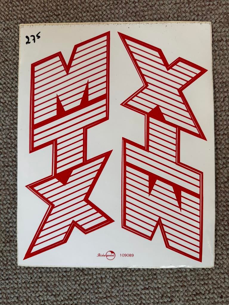 MTX Honda tank stickers, Ophalen of Verzenden
