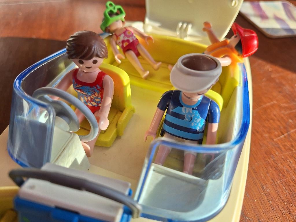 Play mobil speedboot, Ophalen of Verzenden, Zo goed als nieuw, Complete set