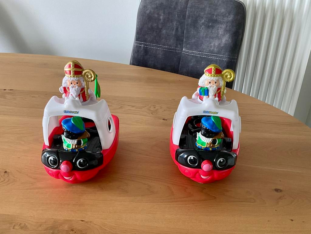Little People : Sinterklaas / Piet en Stoomboot met geluid, Ophalen, Gebruikt, Speelset