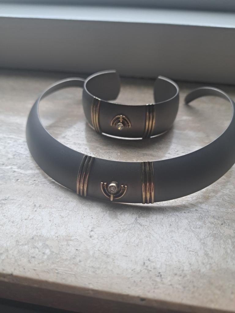 Spang en armband, Ophalen of Verzenden, Goud