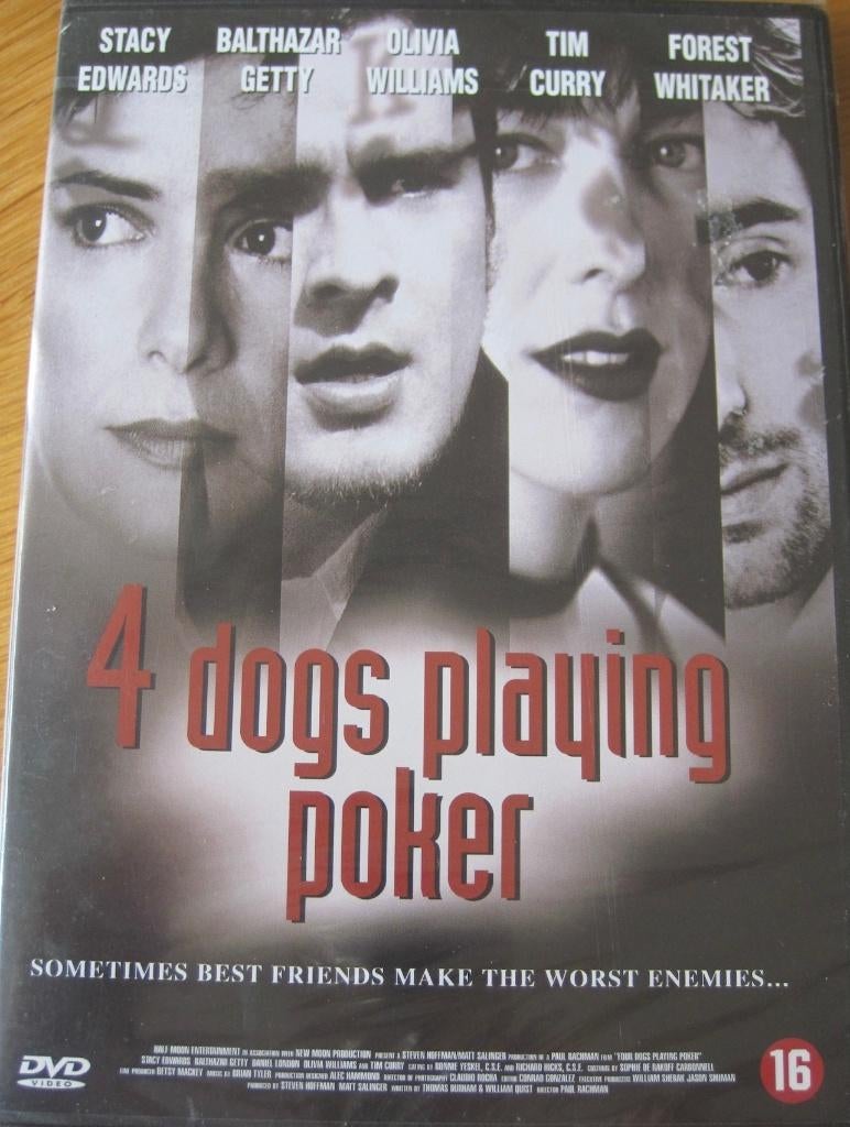 4 dogs playing poker uit 2000 - nieuw - geseald, Vanaf 16 jaar, Ophalen of Verzenden, Zo goed als nieuw, Actiethriller