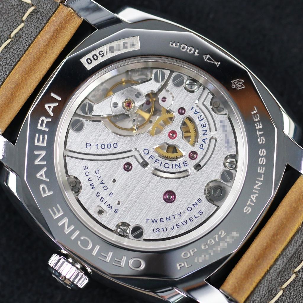 Panerai Radiomir 1940 42 (Zeer goed/ 2021), Overige merken, Leer, Staal, Polshorloge