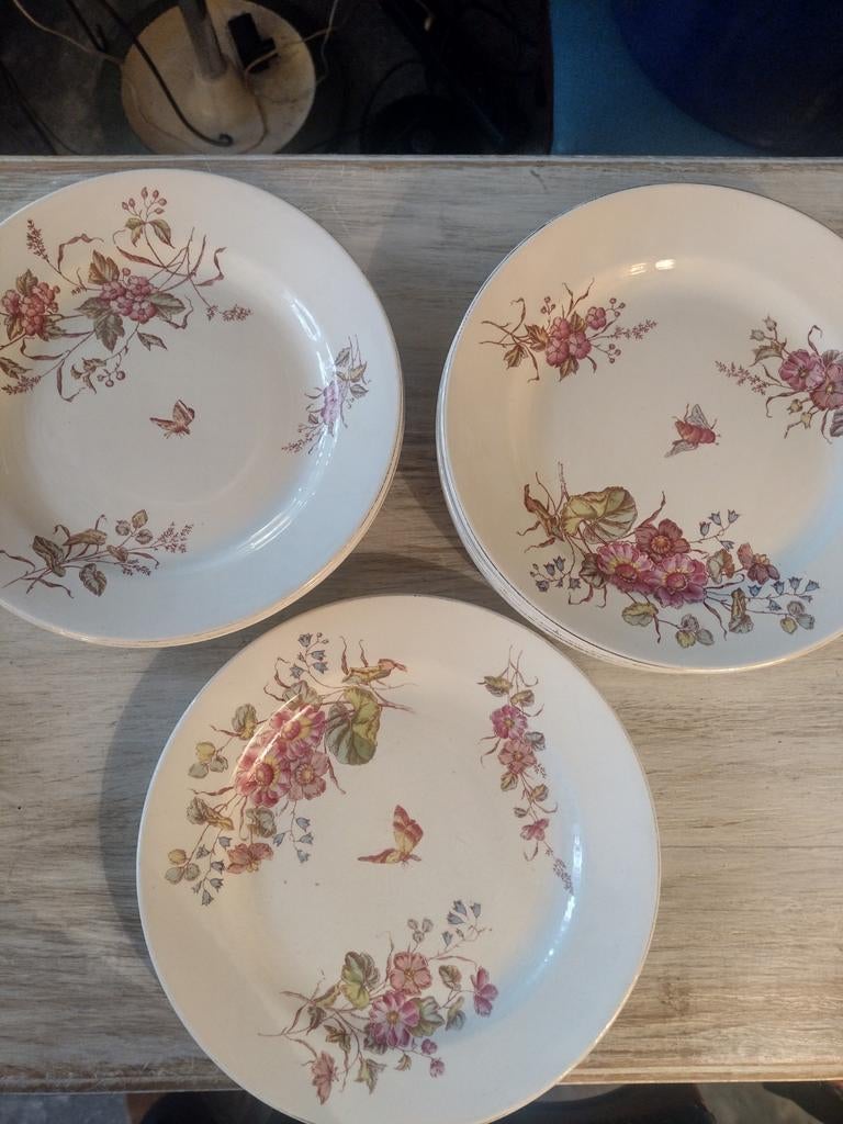 Antieke borden Petrus Ragout, Antiek en Kunst, Antiek | Servies los, Ophalen of Verzenden