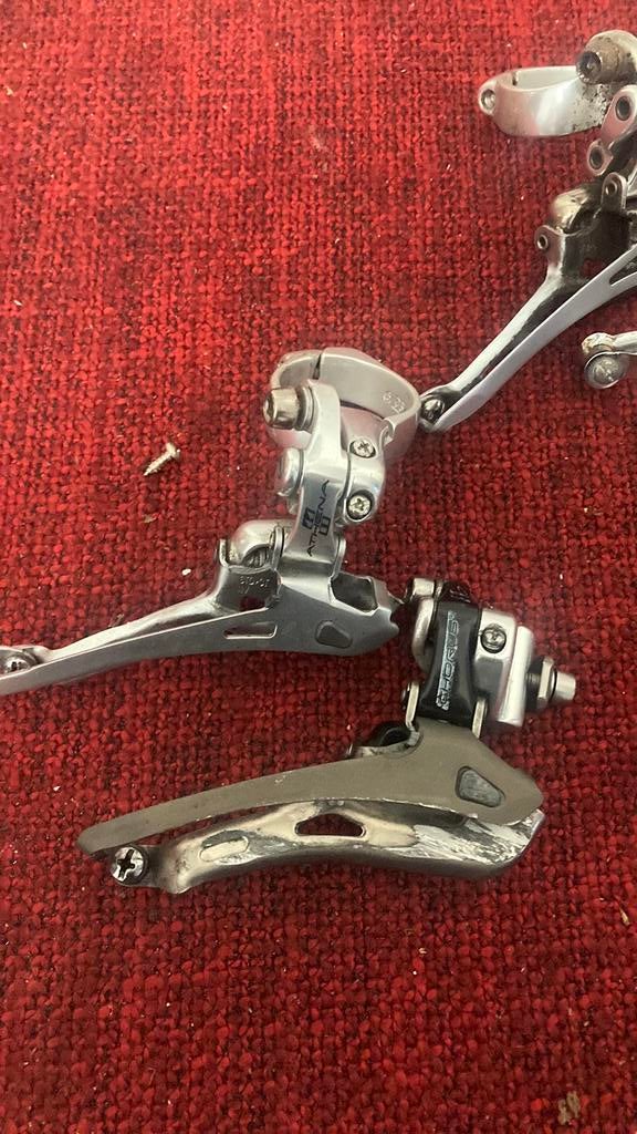 Campagnolo Record Voorderailleur, Gebruikt, De ruyterstraat 86, Cycling@steenbergen.cc, Derailleur of Ketting