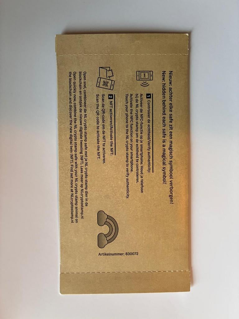 Zeldzame Crypto Postzegel Regenboog - Nieuw!, Ophalen of Verzenden, Na 1940, Postfris