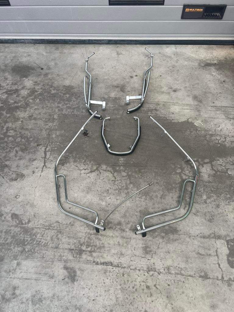 Piaggio skr skipper 125 volledige beugelset chrome netjes, Ophalen of Verzenden