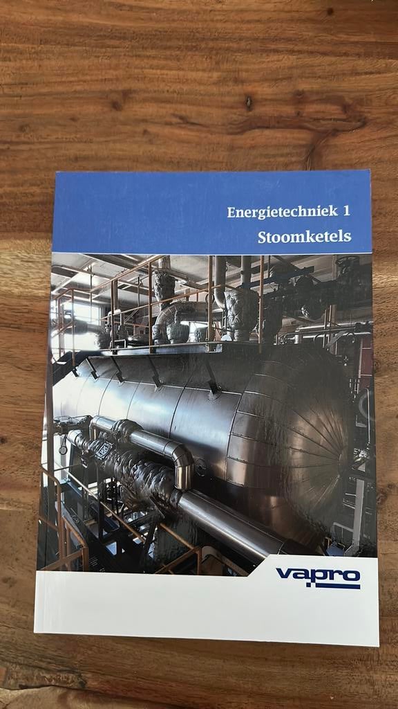 Vapro energietechniek 1 stoomketels, Boeken, Ophalen of Verzenden, Zo goed als nieuw