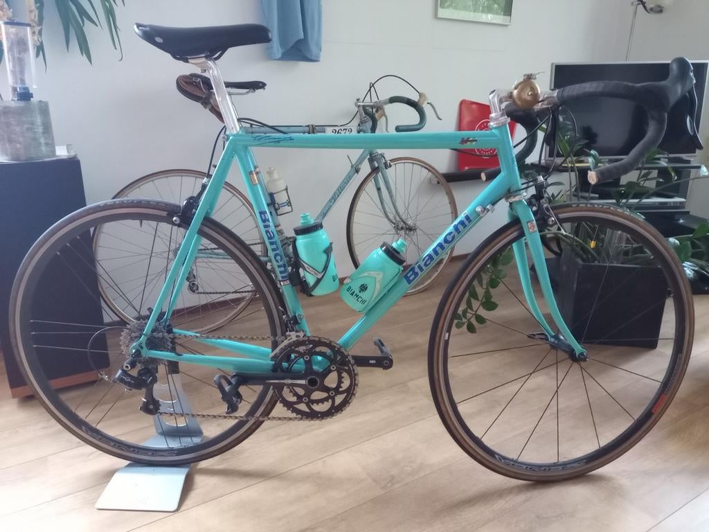 Bianchi Max vintage Eroica, Fietsen en Brommers, Fietsen | Racefietsen, Gebruikt, Heren, Overige merken, 10 tot 15 versnellingen