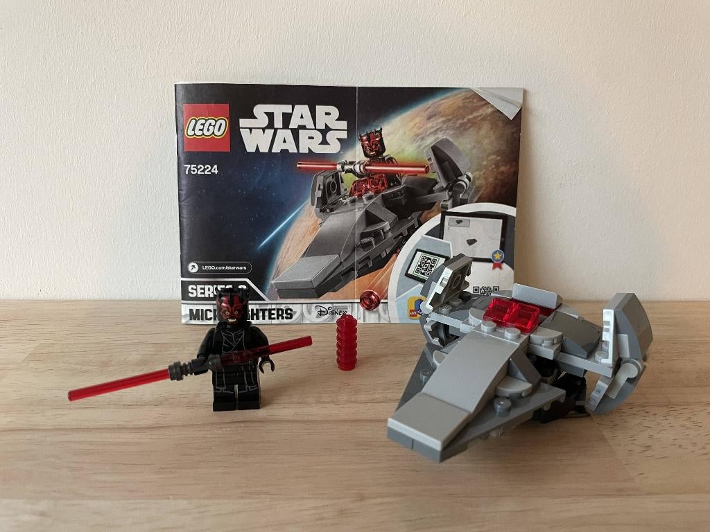 Lego Star Wars 75224 Sith Infiltrator Microfighter, Ophalen of Verzenden, Zo goed als nieuw, Complete set, Lego